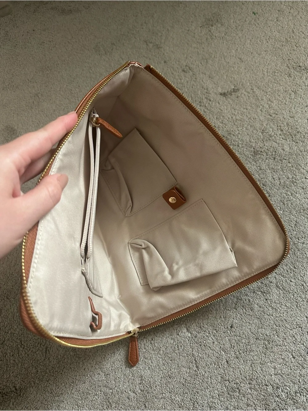 Leather TCS World Travel Document Organizer